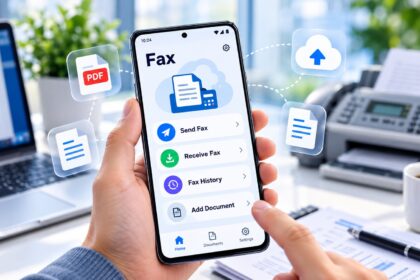 Online fax and mobile document transmission