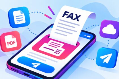 Online fax and mobile document transmission