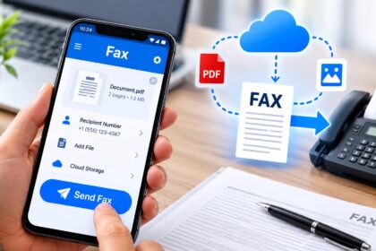 Online fax and mobile document transmission