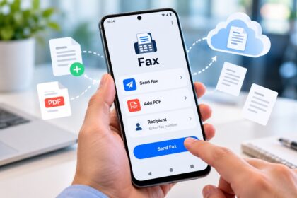 Online fax and mobile document transmission
