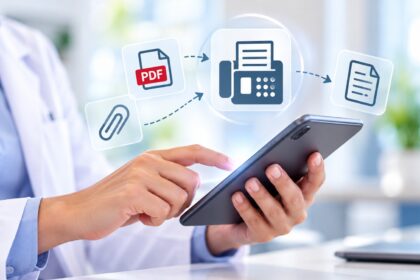 Online fax and mobile document transmission