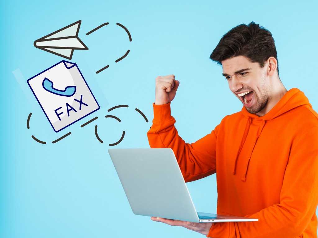 Mobile and online fax document transmission