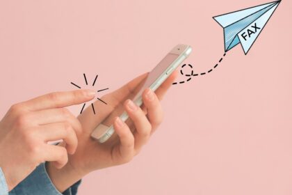 Mobile and online fax document transmission