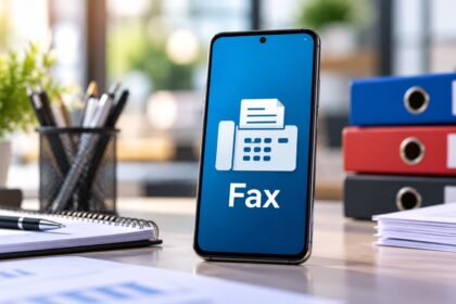 Mobile and online fax document transmission
