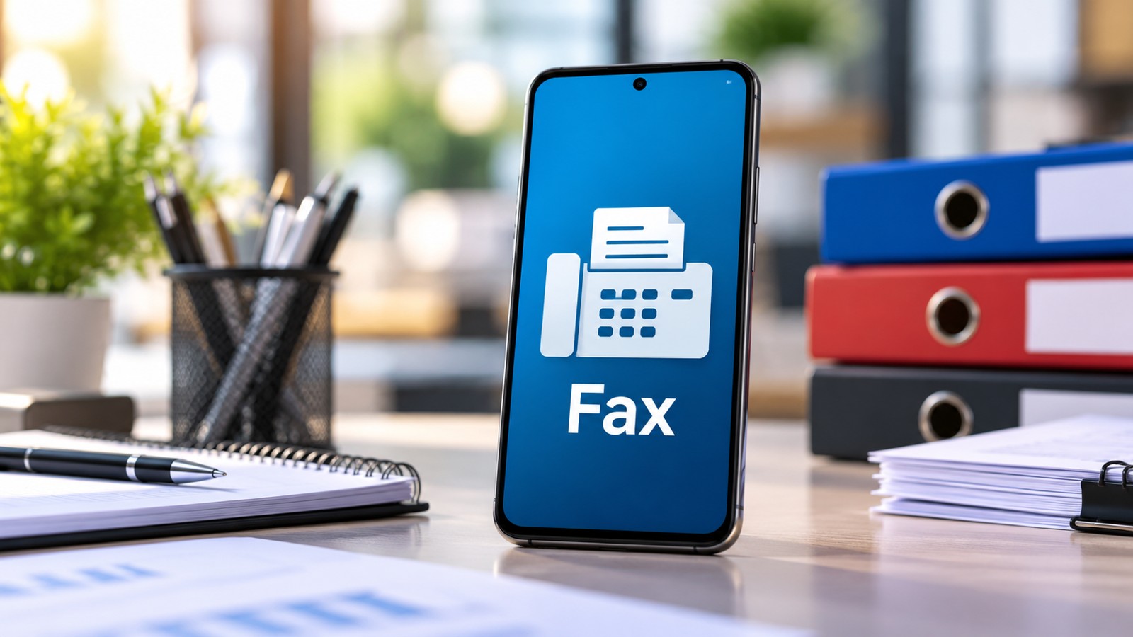 Mobile and online fax document transmission