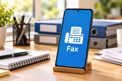 Mobile and online fax document transmission